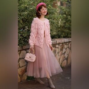 Blush Tulle Maxi Skirt: A closet essential!